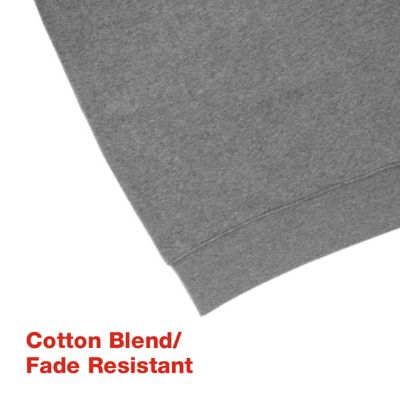 Image showing  Unisex Fleece Crewneck Sweatshirt Gray in Comfy Cotton Blend