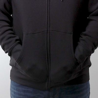 Image showing 2 th Cummins Unisex Fleece Full Zip Hoodie 100 Percent Cotton Sweatshirt Black
