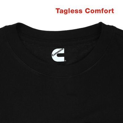 Image showing  Unisex Long Sleeve T-shirt Black All Cotton Tee