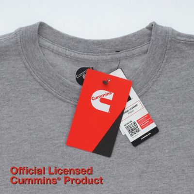 Image showing  Unisex Long Sleeve T-shirt Cotton Blend Tee in Sport Gray