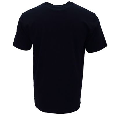 Image showing  Unisex T-Shirt Short Sleeve Black Cotton Pocket Tee