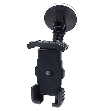 Cummins Windshield Phone Mount - Suction Cup Phone Holder for Car Or Truck Window Or Dash Universal Fit - Black