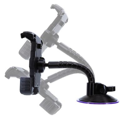 Image showing  Windshield Phone Mount - Suction Cup Phone Holder for Car Or Truck Window Or Dash Universal Fit - Black