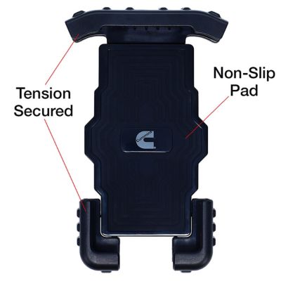 Image showing 5 th Cummins Windshield Phone Mount - Suction Cup Phone Holder for Car Or Truck Window Or Dash Universal Fit - Black
