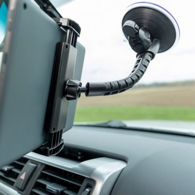 Image showing 5 th Cummins Windshield Tablet Mount Suction Cup Holder Car Window/Dash Univ Compatibility Tablet Dock