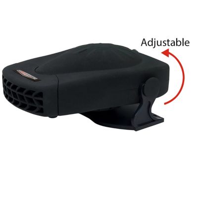 Image showing  12.825 in. Defrosting 12V Electric Heater or Cooling Fan with Cigarette Lighter Plug, 1,000 CFM