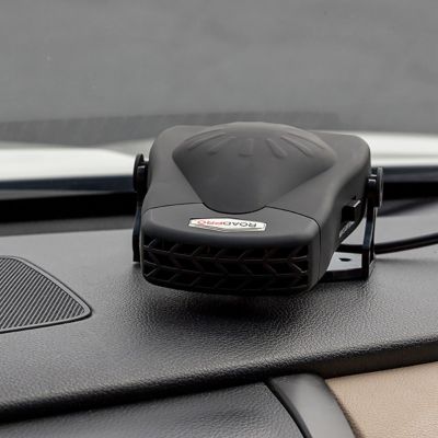 Image showing  12.825 in. Defrosting 12V Electric Heater or Cooling Fan with Cigarette Lighter Plug, 1,000 CFM