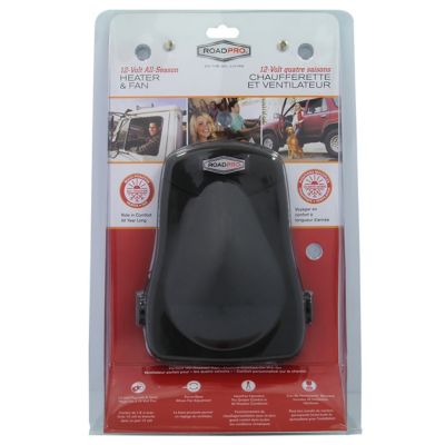 Image showing 5 th RoadPro 12.825 in. Defrosting 12V Electric Heater or Cooling Fan with Cigarette Lighter Plug, 1,000 CFM