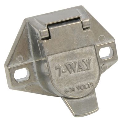 RoadPro Elec.Socket 7Pole Conn Sprg Load Cover