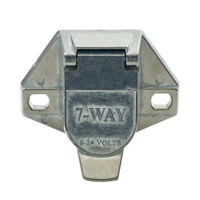 Image showing  Elec.Socket 7Pole Conn Sprg Load Cover