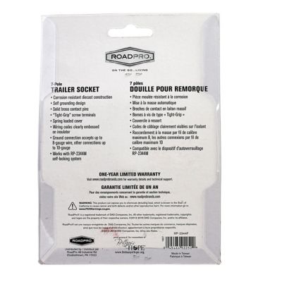 Image showing 5 th RoadPro Elec.Socket 7Pole Conn Sprg Load Cover