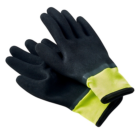 BlackCanyon Outfitters Latex Coated Insulated Work Gloves for Construction Or Farm and Ranch Large