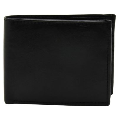 Image showing  Leather Rfid Blocking Bifold Wallet W Photo Display Pocket