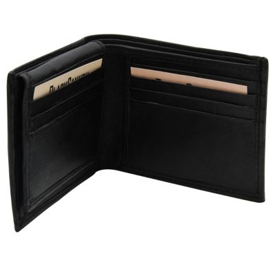 Image showing  Leather Rfid Blocking Bifold Wallet W Photo Display Pocket