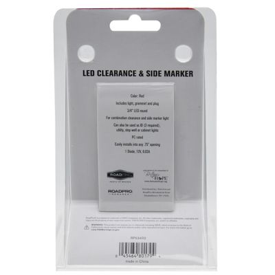 Image showing  Led 3/4 in. Round Clrance/Side Lite/R/2 Pack