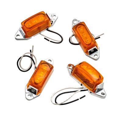 Image showing  Low Profile Marker Light, Amber, 4 pk.