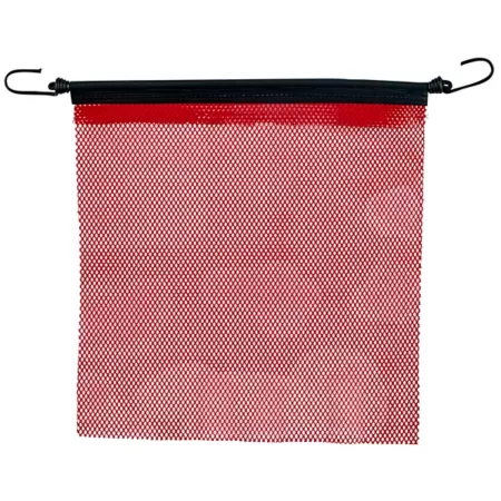 RoadPro Mesh Red Flag W Elastic Strap Flagging Tape