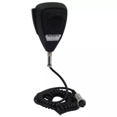 Astatic Noise Canceling 4-Pin CB Microphone Black Travel Accessories