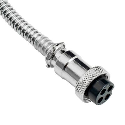 Image showing  Noise Cancelling 4-Pin CB Mic, Chrome