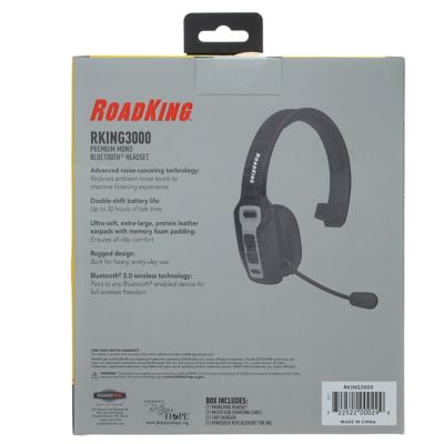 Image showing 6 th RoadKing Noise Cancelling Bluetooth(R) Headset Wireless Trucker Headset W Mic Premium