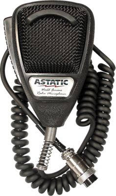 Astatic Noise-Cancelling 4-Pin CB Microphone