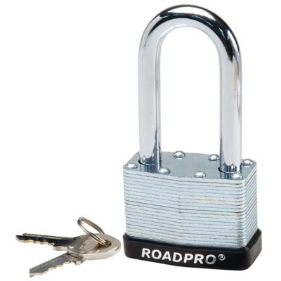 RoadPro Padlock 2 in. Steel Laminated 2 in. Sh