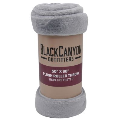 Image showing  Plush Rolled Throw 4 x 5 ft. Throw Blanket for Couch Or Car and Travel, Bc018009