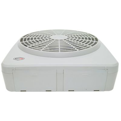Image showing  10 in. Indoor/Outdoor Fan 12V or Battery Dual Power Portable Travel Fan, 1,000 CFM