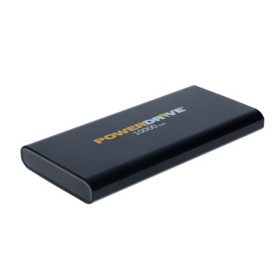 Image showing  10000 Mah Power Bank - Portable Battery Charger Changing Bank 2 Usb Ports Fast-Charging - Black