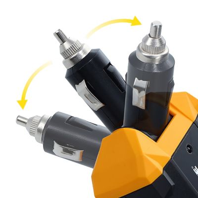 Image showing  100W Power Inverter Dc 12V to 110V Ac Converter for Car Or Truck Plug Adapter with Usb - 100 Watts