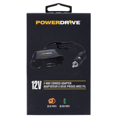 Image showing  12V 2-Way Corded Adapter with 2 Usb Port