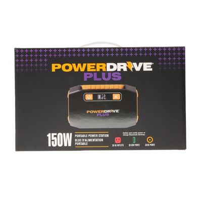 Image showing  Portable Power Station 150W Backup Battery Outdoor Gasless Generator 2 Ac Outlets and 3 Dc Outlets