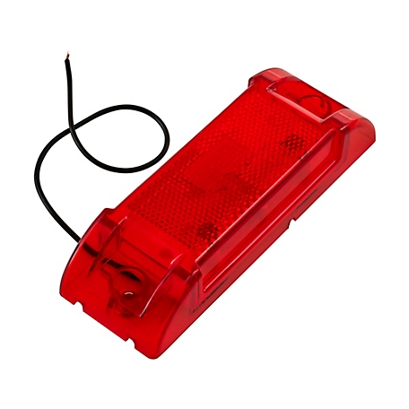 RoadPro Reflective Sealed Marker Light Red 6 x 2 in.