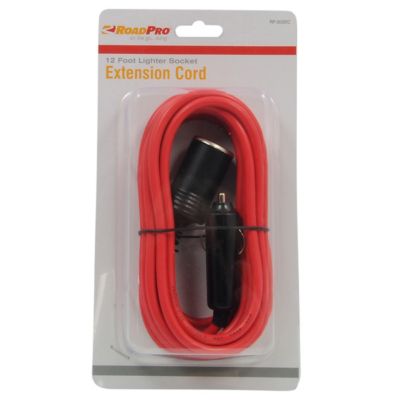 Image showing  12V 12 ft. Heavy-Duty Extension Cord with Cigarette Lighter Socket
