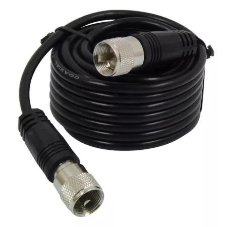 RoadPro CB Antenna Coaxial Cable CB Ham Radio Cable - Black Travel Accessories