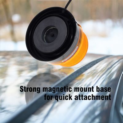 Image showing  Magnetic 12V Strobe Light Rooftop Flashing Caution Light