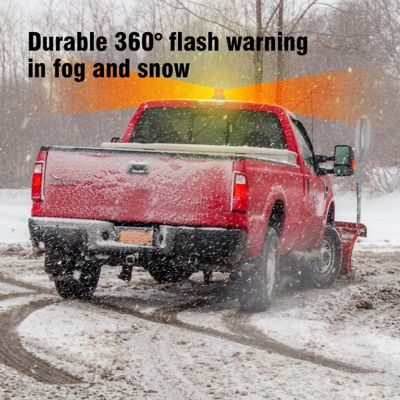 Image showing  Magnetic 12V Strobe Light Rooftop Flashing Caution Light