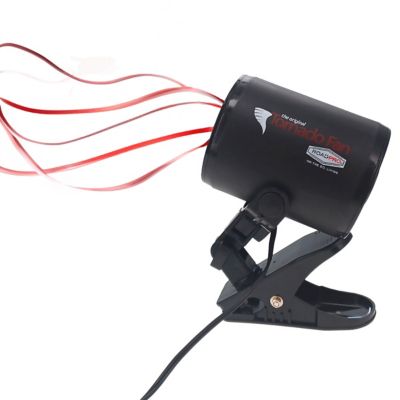 Image showing  14.6 in. Indoor/Outdoor Small 12V Tornado Truck Fan with Mounting Clip, 1,000 CFM