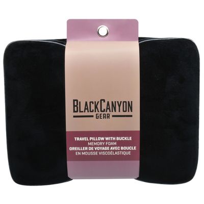 BlackCanyon Gear Travel Pillow Memory Foam Comfort with Washable Cover