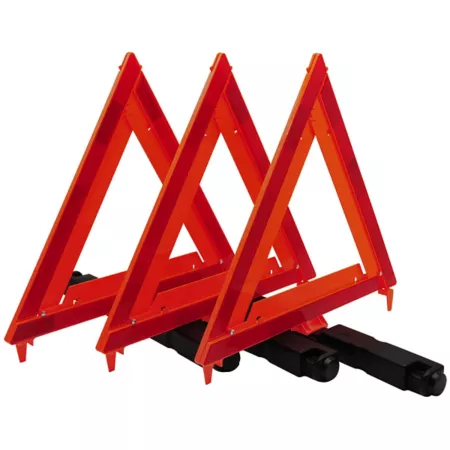 RoadPro 3 Piece Triangular Reflector Kit. Safety Signs