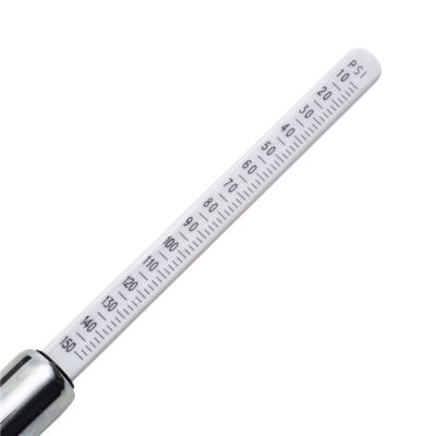 Image showing  Tire Gauge 12 in. Straight-On Dual ft. Tire Pressure Range 10 PSI to 120 PSI