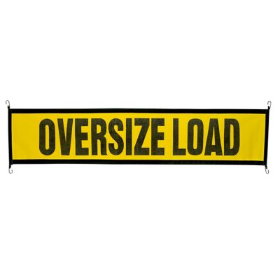 RoadPro Wide Load Mesh Sign W Elastic Straps