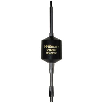 Image showing  T2000 Series Black Mobile CB Trucker Antenna with 5 in. Shaft 49 in. Steel Whip 3500 Watts