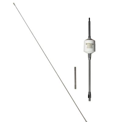 Image showing  T2000 Series Mobile CB Trucker Antenna with 10 Inch Shaft, White