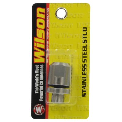 Image showing  Stainless Steel Stud for Mounting Standard 3/8 x 24 Thread CB Antennas