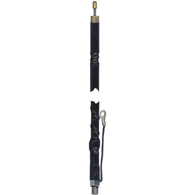 Wilson Antennas 4 ft. Silver Load Fiberglass Whip - Top Loaded CB Antenna with Tunable Tip