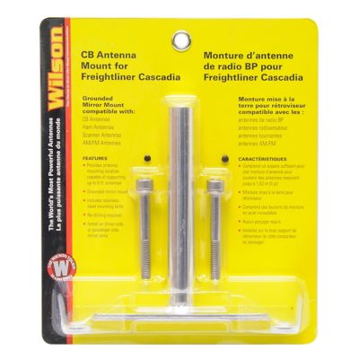 Image showing  CB Antenna Mount for Freightliner Cascadia Up to 2017 - Grounded Mirror Mount