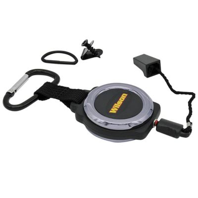 Image showing  CB Microphone Retriever - Adjustable Mic Lanyard and Hardware Mounting Kit - Black Chrome Finish