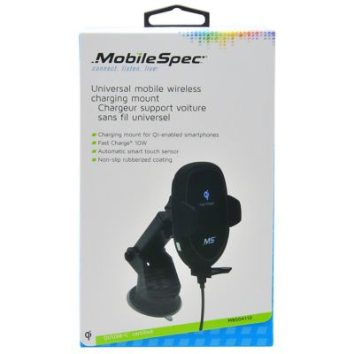 Image showing 7 th MobileSpec Wireless Charging Phone Mount for Car Or Truck Qi Charger Vent Or Dash Mount