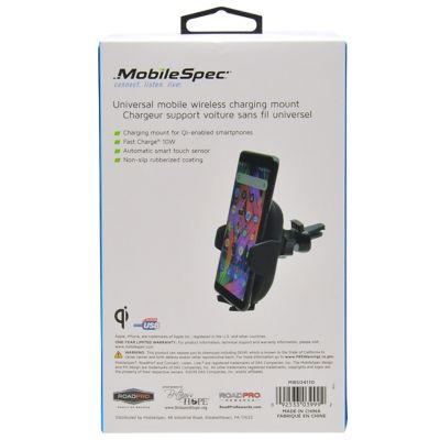 Image showing 8 th MobileSpec Wireless Charging Phone Mount for Car Or Truck Qi Charger Vent Or Dash Mount